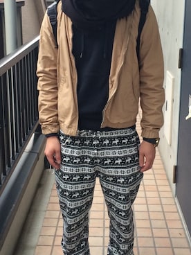 「CABANE de ZUCCa（カバンドズッカ）のアイテム（アナログ腕時計）」を使った、EEEさん（メンズ・173cm）の秋コーディネート