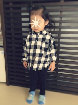 「韓国のアイテム（シャツ/ブラウス、その他）」を使った、やまさん（レディース・152cm）の秋コーディネート
