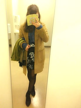 「chico_（チコ）のアイテム（パンプス）」を使った、Maricoさん（レディース・153cm）の冬コーディネート