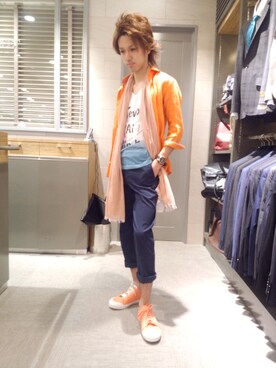 hamaguchiさん（メンズ・172cm）の春コーディネート