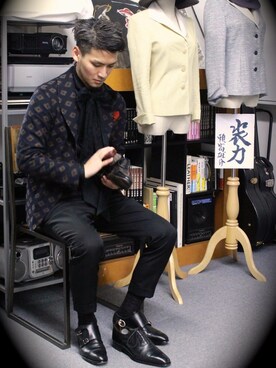 「THE GIGI（ザ ジジ）のアイテム」を使った、Yusuke Yoritomiさん（メンズ・169cm）の秋コーディネート