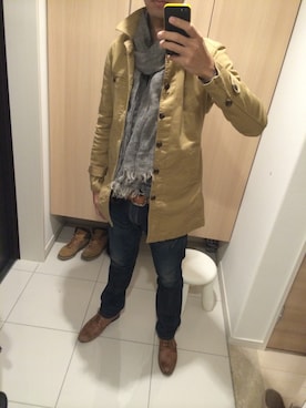 「HALB（ハルプ）のアイテム（その他アウター）」を使った、YOUさん（メンズ・176cm）の春コーディネート