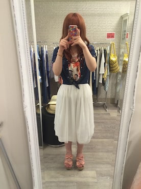 「Gaudi（ガウディ）のアイテム」を使った、さっきー◡̈♥︎さん（レディース・153cm）の夏コーディネート