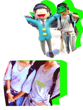 「おそ松さん」｜(こ)はるさん（レディース・167cm）の夏コーディネート