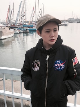 叫舅儿さん(レディース・160cm)の春コーディネート