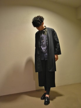「tricot COMME des GARCONS（トリココムデギャルソン）のアイテム（ローファー）」を使った、UuakaMTNさん（メンズ・168cm）の秋コーディネート