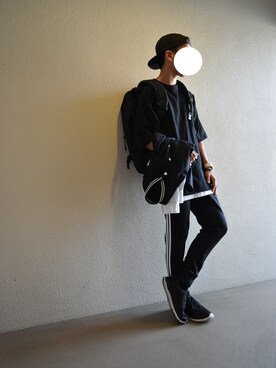 「SEVENDAYS=SUNDAY（セブンデイズサンデイ）のアイテム（バッグ）」を使った、UuakaMTNさん（メンズ・168cm）の秋コーディネート