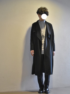 「tricot COMME des GARCONS（トリココムデギャルソン）のアイテム（ローファー）」を使った、UuakaMTNさん（メンズ・168cm）の秋コーディネート