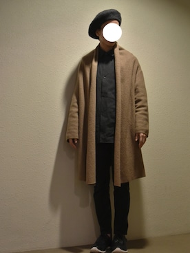 「ベージュ×ブラック」｜「アイテム（その他）」を使った、UuakaMTNさん（メンズ・168cm）の秋コーディネート