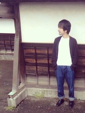 「N.HOOLYWOOD」｜「アイテム（その他シューズ）」を使った、Kaiさん（メンズ・170cm）の春コーディネート