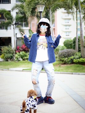 「BSX（ビーエスエックス）のアイテム」を使った、dadaさん（レディース・159cm）の春コーディネート