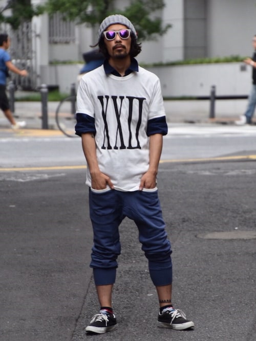 73.Hatanoさんの「Inversion sweat pants スェットパンツ（VIRGO）」を使ったコーディネート