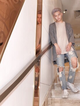 「Factorie（ファクトリエ）のアイテム」を使った、pokiさん（メンズ・50cm）の夏コーディネート