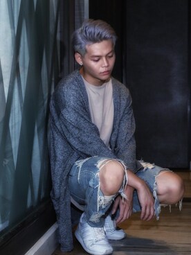 「Factorie（ファクトリエ）のアイテム」を使った、pokiさん（メンズ・50cm）の夏コーディネート