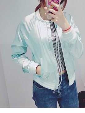 「H&M（エイチ・アンド・エム）のアイテム（ステンカラーコート）」を使った、mindy5さん（レディース・155cm）の夏コーディネート