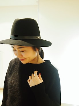 「URBAN RESEARCH ROSSO WOMEN（アーバンリサーチ　ロッソ）のアイテム（帽子）」を使った、Mai_rossoさん（レディース・155cm）の秋コーディネート