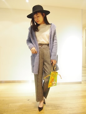 「SENSI STUDIO（センシスタジオ）のアイテム」を使った、Mai_rossoさん（レディース・155cm）の冬コーディネート