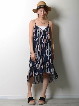 chikaさん（レディース・164cm）の夏コーディネート