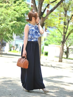 「PLAIN CLOTHING（プレーンクロージング）のアイテム」を使った、chikaさん（レディース・153cm）の夏コーディネート