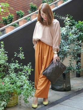 「ファークラッチ」｜chikaさん（レディース・153cm）の秋コーディネート