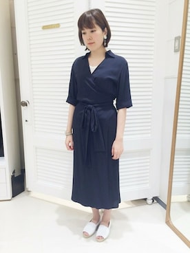 「EDIT. FOR LULU（エディットフォールル）のアイテム」を使った、ちなつさん（レディース・165cm）の春コーディネート