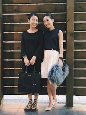 伊地知朋子さん（レディース・153cm）の夏コーディネート