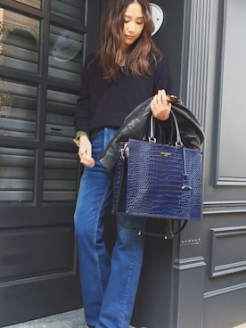 伊地知朋子さん（レディース・153cm）の秋コーディネート