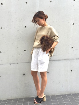 伊地知朋子さん(レディース・153cm)の秋コーディネート