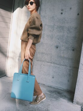 伊地知朋子さん（レディース・153cm）の秋コーディネート