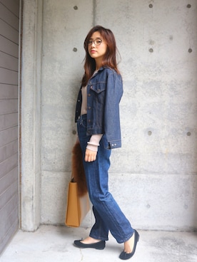 伊地知朋子さん（レディース・153cm）の秋コーディネート