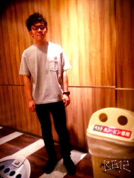 「ららぽーと」｜ヒスさん（メンズ・178cm）の夏コーディネート