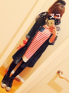 「アニオタ同盟」｜「アイテム（腕時計）」を使った、872@ヌコさん（レディース・146cm）の秋コーディネート