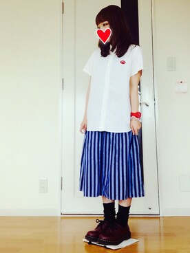 「アニオタ同盟」｜「アイテム（その他シューズ）」を使った、872@ヌコさん（レディース・146cm）の夏コーディネート