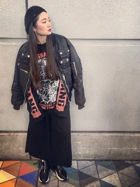 「WEEKDAY（ウィークデイ）のアイテム（ジャケット/アウター）」を使った、Nancy_074さん（レディース・155cm）の秋コーディネート