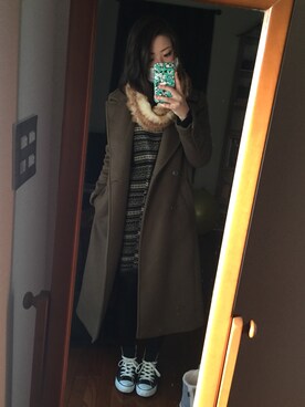 aiko.rさん（レディース・159cm）の冬コーディネート