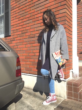 aiko.rさん（レディース・159cm）の冬コーディネート