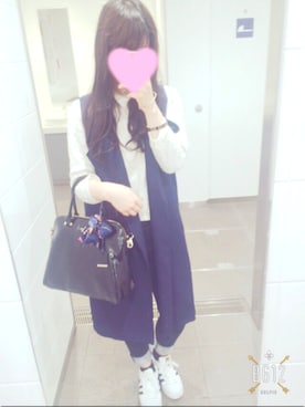 「Mila Owen」｜「アイテム（その他アウター）」を使った、 R i n ❤︎さん（レディース・162cm）の春コーディネート