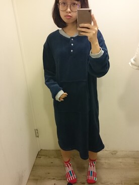 「アイテム（ルームウェア）」を使った、Annie さん（レディース・158cm・20代）の冬コーディネート