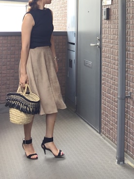 「wonder（ワンダー）のアイテム」を使った、hito.wearさん（レディース・164cm）の夏コーディネート