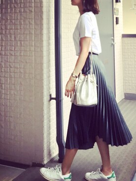 「Drawing Numbers（ドローイング ナンバーズ）のアイテム（バッグ）」を使った、hito.wearさん（レディース・164cm）の秋コーディネート