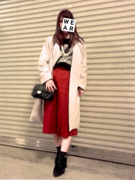 「used mix」｜「アイテム（ブーティ）」を使った、ひとみさん（レディース・158cm）の冬コーディネート