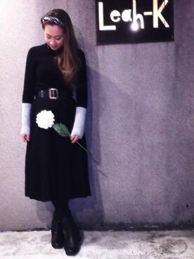 「leahkarisa」｜Leah-Kさん（レディース・166cm）の冬コーディネート