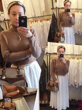 「leahkarisa」｜Leah-Kさん（レディース・166cm）の冬コーディネート