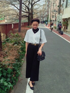 「Leah-K」｜Leah-Kさん（レディース・166cm）の冬コーディネート