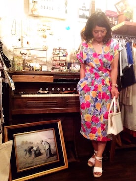 「Leah-K」｜Leah-Kさん（レディース・154cm）の夏コーディネート