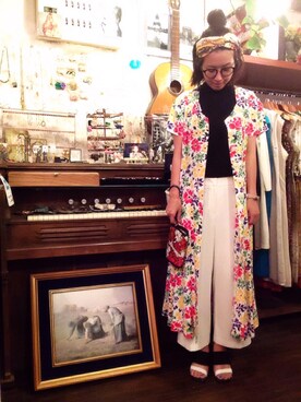 「Leah-K」｜Leah-Kさん（レディース・154cm）の夏コーディネート