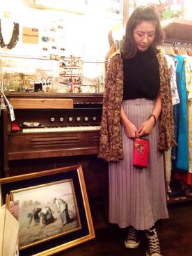 「Leah-K」｜Leah-Kさん（レディース・154cm）の秋コーディネート