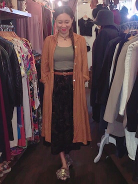 「Leah-K」｜Leah-Kさん（レディース・166cm）の秋コーディネート