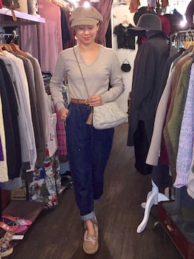 「Leah-K」｜Leah-Kさん（レディース・166cm）の秋コーディネート