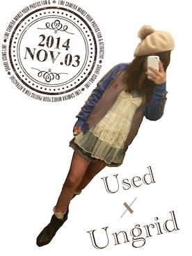 「used mix」｜「アイテム（キャミソール）」を使った、0kakaさん（レディース・153cm）の秋コーディネート